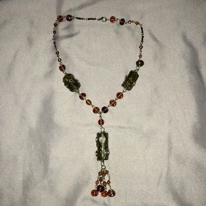 Beaded Tassel Necklace